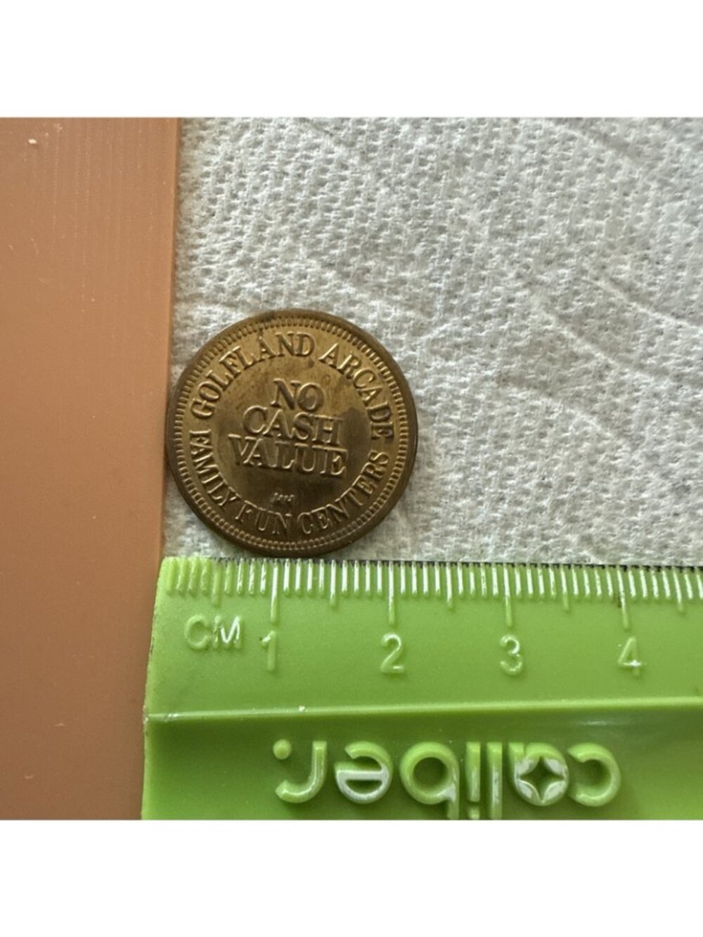 Golfland Family Fun Center Dragon Skeeball Game Video Arcade Token F17 - Picture 3 of 3